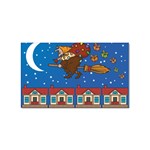 Xmas Witch Befana Sticker (Rectangular)