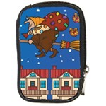 Xmas Witch Befana Compact Camera Leather Case