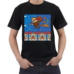 Xmas Witch Befana Men s T-Shirt (Black)