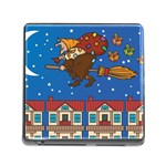 Xmas Witch Befana Memory Card Reader (Square)