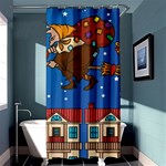 Xmas Witch Befana Shower Curtain 36  x 72  (Stall)