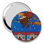 Xmas Witch Befana 3  Handbag Mirror