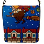 Xmas Witch Befana Flap Closure Messenger Bag (S)