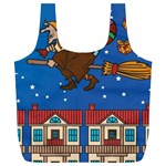 Xmas Witch Befana Full Print Recycle Bag (XL)