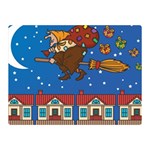 Xmas Witch Befana Double Sided Flano Blanket (Mini)