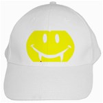 Vampire Emoji Dracula White Cap