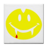 Vampire Emoji Dracula Tile Coaster