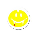 Vampire Emoji Dracula Magnet 3  (Round)