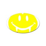 Vampire Emoji Dracula Sticker Oval (100 pack)