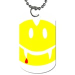 Vampire Emoji Dracula Dog Tag (Two Sides)