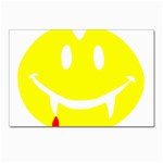 Vampire Emoji Dracula Postcard 4 x 6  (Pkg of 10)