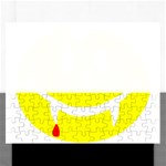 Vampire Emoji Dracula Jigsaw Puzzle (Rectangular)