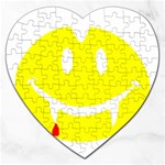 Vampire Emoji Dracula Jigsaw Puzzle (Heart)