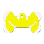 Vampire Emoji Dracula Dog Tag Bone (Two Sides)