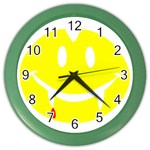 Vampire Emoji Dracula Color Wall Clock