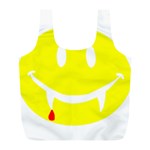 Vampire Emoji Dracula Full Print Recycle Bag (L)