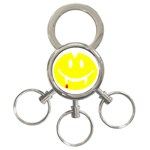 Vampire Emoji Dracula 3-Ring Key Chain