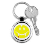 Vampire Emoji Dracula Key Chain (Round)