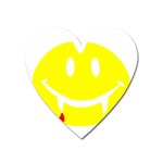 Vampire Emoji Dracula Magnet (Heart)