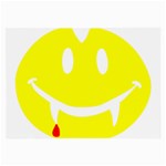 Vampire Emoji Dracula Large Glasses Cloth (2 Sides)