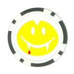 Vampire Emoji Dracula Poker Chip Card Guard