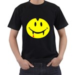 Vampire Emoji Dracula Men s T-Shirt (Black)