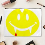 Vampire Emoji Dracula Cosmetic Bag (XL)