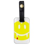 Vampire Emoji Dracula Luggage Tag (one side)