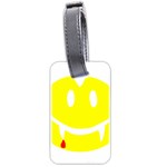 Vampire Emoji Dracula Luggage Tag (two sides)