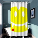 Vampire Emoji Dracula Shower Curtain 36  x 72  (Stall)