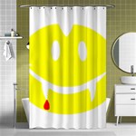 Vampire Emoji Dracula Shower Curtain 48  x 72  (Small)