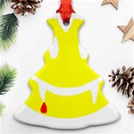 Vampire Emoji Dracula Ornament (Christmas Tree) 