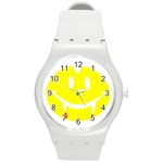 Vampire Emoji Dracula Round Plastic Sport Watch (M)