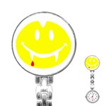 Vampire Emoji Dracula Stainless Steel Nurses Watch