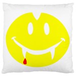 Vampire Emoji Dracula Large Flano Cushion Case (One Side)