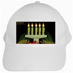 black Happy Kwanzaa  White Cap