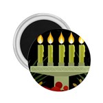 black Happy Kwanzaa  2.25  Magnet