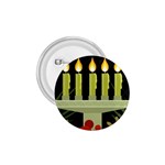 black Happy Kwanzaa  1.75  Button