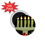 black Happy Kwanzaa  1.75  Magnet (100 pack) 