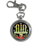 black Happy Kwanzaa  Key Chain Watch