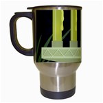 black Happy Kwanzaa  Travel Mug (White)