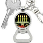 black Happy Kwanzaa  Bottle Opener Key Chain