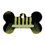 black Happy Kwanzaa  Dog Tag Bone (One Side)