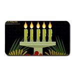 black Happy Kwanzaa  Medium Bar Mat