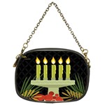 black Happy Kwanzaa  Chain Purse (One Side)