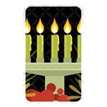 black Happy Kwanzaa  Memory Card Reader (Rectangular)