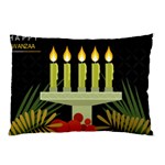 black Happy Kwanzaa  Pillow Case (Two Sides)