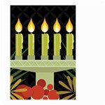 black Happy Kwanzaa  Small Garden Flag (Two Sides)