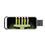 black Happy Kwanzaa  Portable USB Flash (One Side)