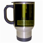 black Happy Kwanzaa  Travel Mug (Silver Gray)